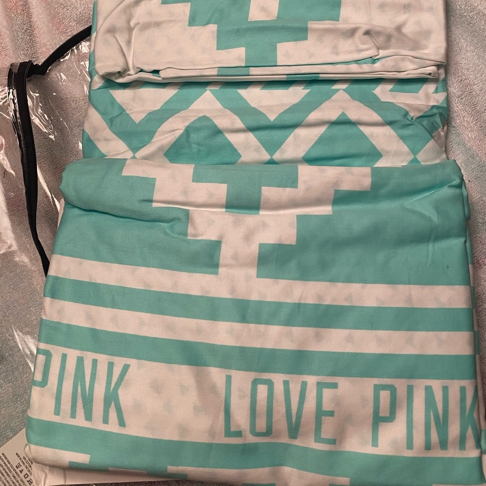 Turquoise duvet cover PINK